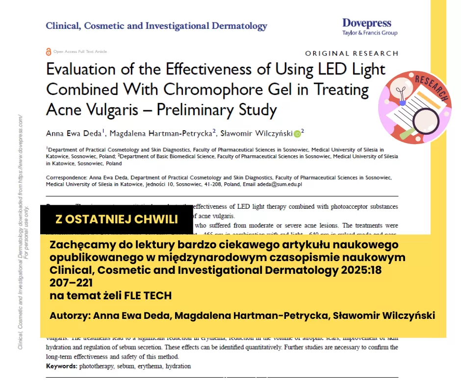 FLE TECH - ARTYKUŁ Clinical, Cosmetic and Investigational Dermatology